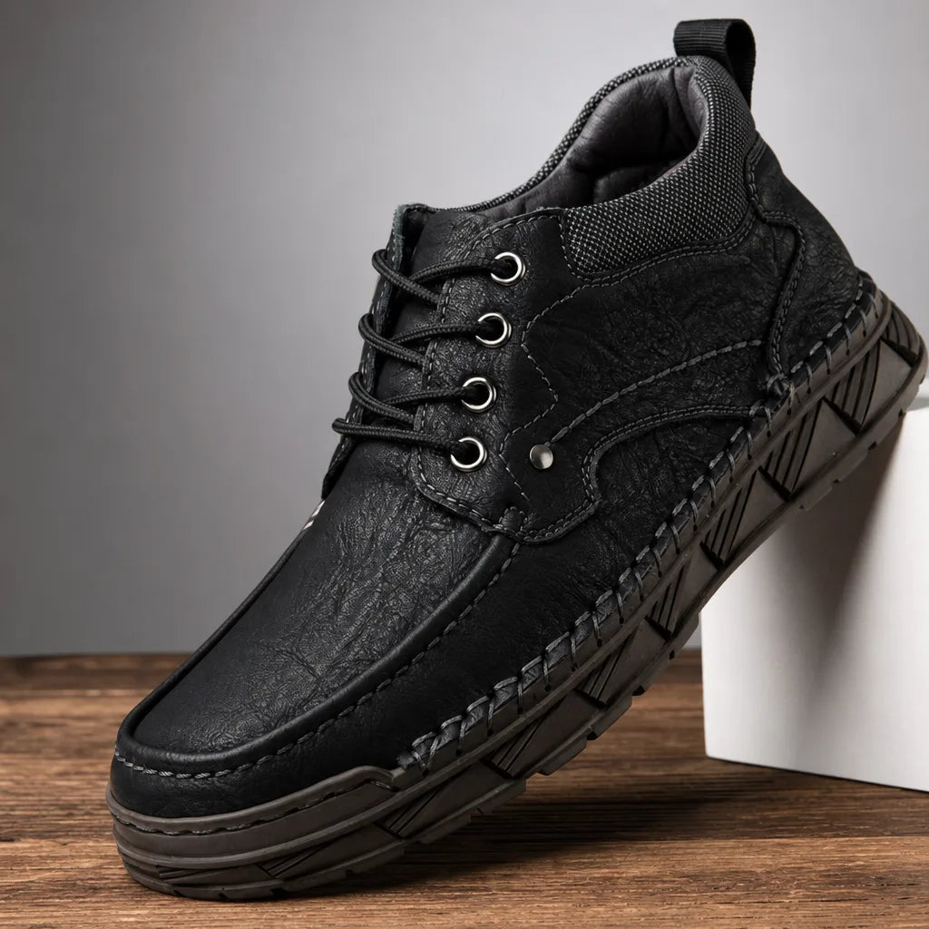Men's Black Mia Lined High Top Sneakers