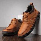 Waylon | Hiking Ankle Chukka Boots - Color:Camel;Size:38