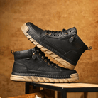 Kingsley | Men Leather Ankle Boots With Streamlined Silhouette Cushioned Sole And Refined Stitch Detailing For City Days