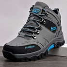 Men's Gray Warner High-Top Hiking Boots